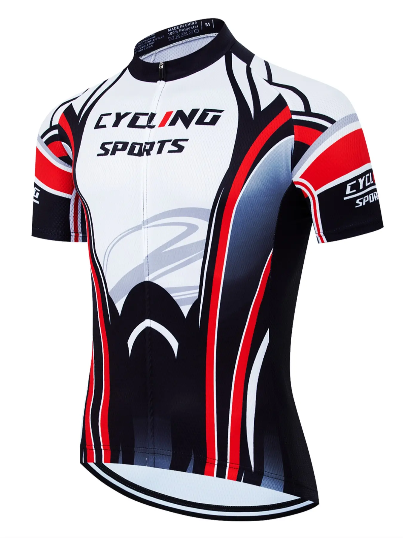 Men's Cycling Jersey Short Sleeve Shirt, Sporty Jersey, Sports Top, Breathable Sweat-Wicking Fabric, Quick-Dry Design for Mountain Bike & MTB Riding Sports Jersey, Lightweight Jersey, Sport Outdoor Clothing