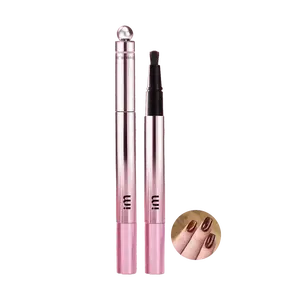 MR.WISH Cat Eye Gel Polish Pen 7-in-1 All-in-One Nail Art Pen for Easy Home Manicure - Golden Brown Amber