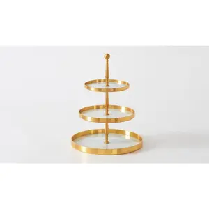 3 TIER STAND GOLD