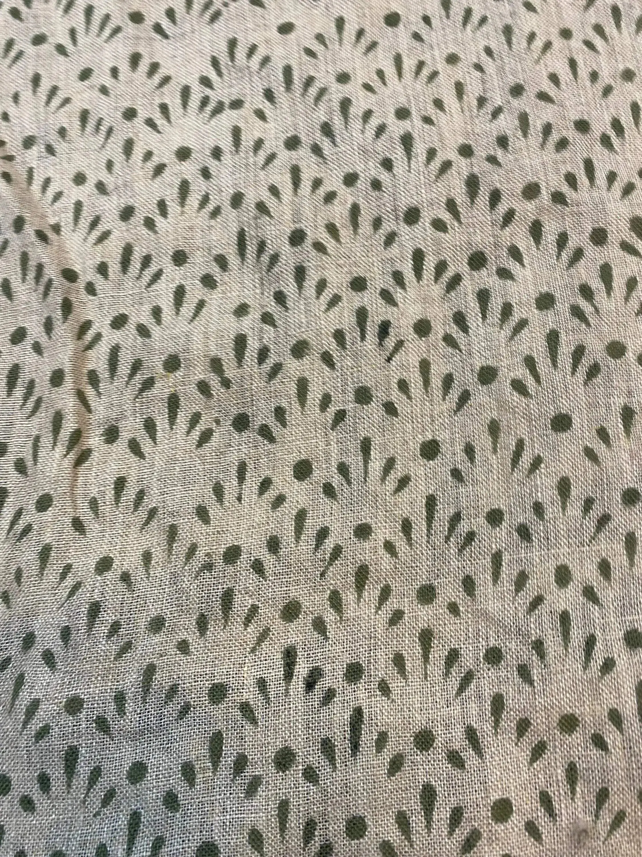 Arlowe Hand Block Printed Linen Upholstery Fabric