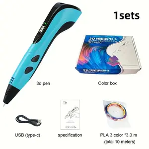 USB Powered 3D Printing Pen Set, Easy to Use, No Battery Required, Includes Electronics and Main Board, Perfect Gift for Ages 6-14, Back to School & Christmas Gift