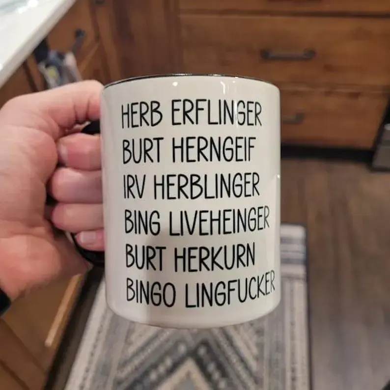 Herb Ertlinger Coffee Mug Moira Rose Mug Schitt's Creek Coffee Mug Gift for Schitt's Creek Fan 11oz Premium Ceramic With Handle Microwave & Dishwasher Safe
