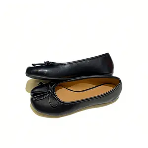 [New Arrival]Bow Knot Casual Flats for Women Slip-On Tabi Flats for Casual and Trendy Looks Soft Ballet Flats for Everyday Comfort Trendy Ninja-Inspired Split Toe Flats