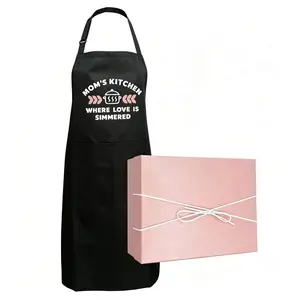 Large Cooking Apron, BBQ Apron, Gift Apron for Parents, DAD'S KITCHEN, MOM'S KITCHEN, Perfect for Mother's Day, Father's Day, Christmas Gifts
