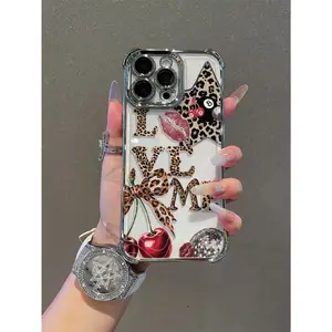 A beautiful leopard print phone case, suitable for iPhone 11, 12, 13, 14, 15, 16, 17/x/xs/xsmax, with four corners tattoo coating, stylish and beautiful, shockproof, suitable as a gift, holiday gift, Halloween gift, Christmas gift.