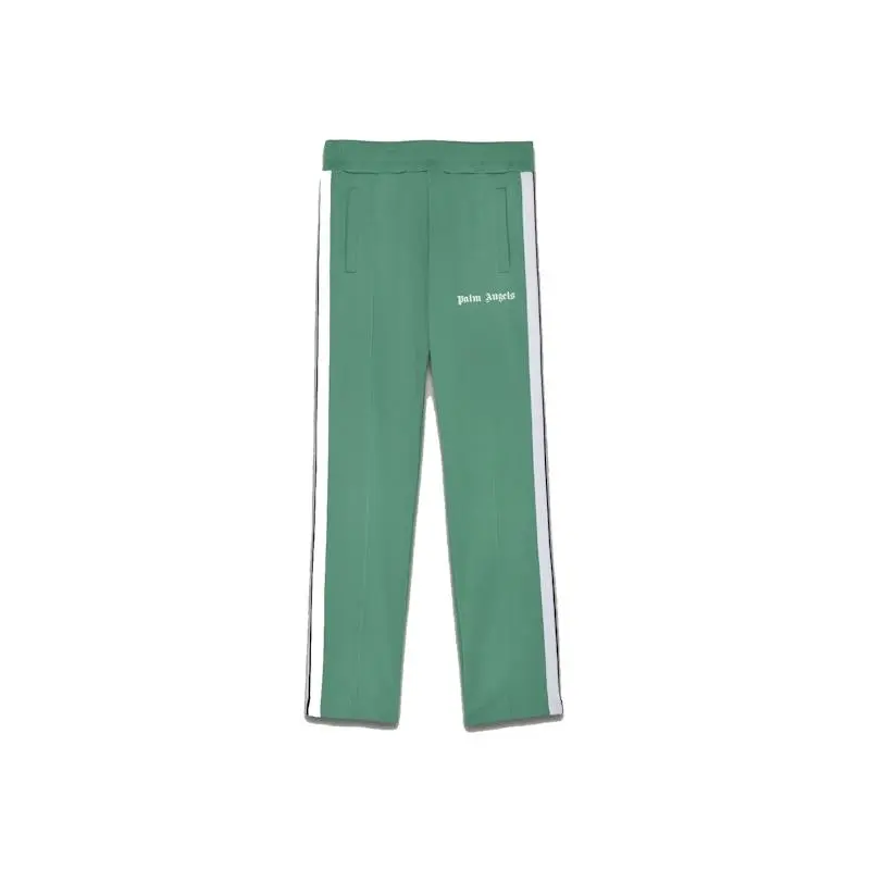 Palm Angels Track Pants Green/White (men) by StockX