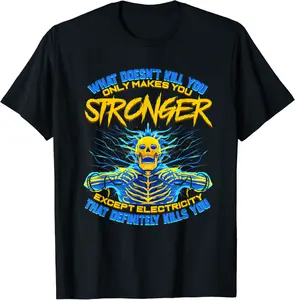 Funny Electrician Gift for Electrical Engineer Electricity T-Shirt - Anarosavill Shop 91B08CC2LMX8