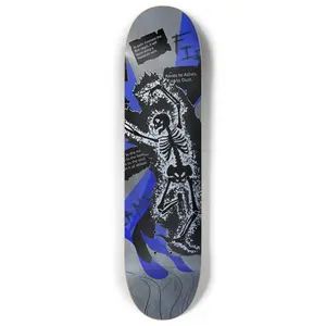 Flame Skeleton Skateboard