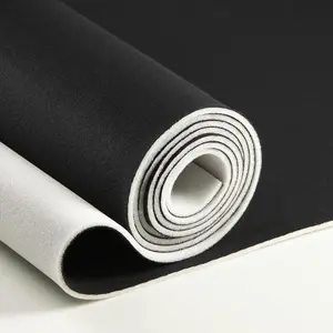 Suede Auto Headliner Fabric 97" L x 60" W with  Backing - Tube Packaging - Black Interior Replacement Material for //SUV/RV Roof -  Repair/DIY Headliner Material