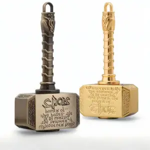 Metal Fidget Spinner Hammer Spinner Fidget Chain Copper Fidget Cube Block Fingertip Gyro Anxiety Stress Relief Focus Toy for Kids Adults