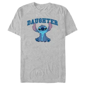 Men's Lilo & Stitch Sitting Cute Daughter T-Shirt