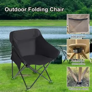 Folding camping chair for camping, beach, picnic, barbecues, sporting events
