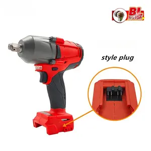 18V Battery 500/1300Nm Electric Brushless Impact Wrench for Tire Change Auto Repair Construction Power Tools
