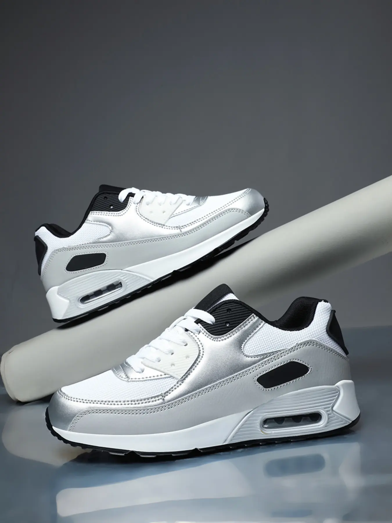 Men's Fashion Walking Shoes, Running Sports Shoes, Sporty Lightweight Casual Versatile Running Sneakers, Breathable Mesh Textile Upper, All Season Comfort, Athletic Running Shoes, Running Sports Footwear