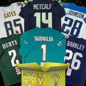 Mystery Custom Signed Football Jersey - Perfect for Football Enthusiasts