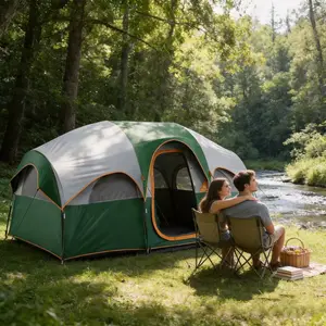 Tents for Camping 6-8 Person Tent – Camping Tent with Rainfly Waterproof 2500MM, Easy Setup in 5 Mins, Ourtdoor Dome Tents Lightweight Backpacking Tent for Couples, Small Families, Festivals, Backyard Camping Tent, Waterproof Windproof Dome Tent tiktoksho