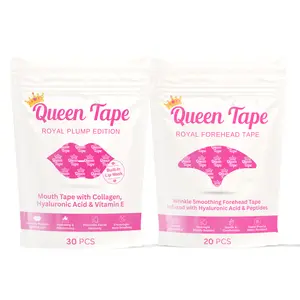[Queen Tape Official] Hydrating Mouth Tape, Face Tape, Forehead Tape bundles, Royal Plump Edition, Royal Tape, Sleep Like A Queen