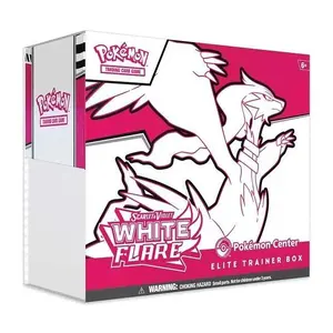 White Flare Pokemon Center ETB Elite Trainer Box