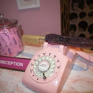 BOUGHETTO 500 Degree Blinged Hot Comb Dark Purple