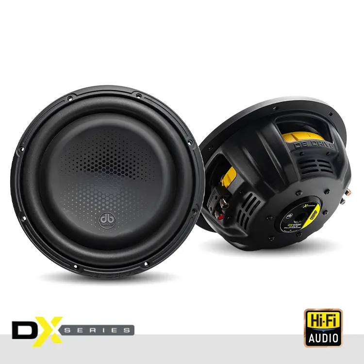 DX-W12F : DX 12" Dual 4-Ohm Shallow Subwoofer