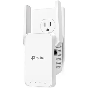 TP Link AC1200 WiFi extender, 2025 Wirecutter Best WiFi extender, 1.2Gbps home signal enhancer, dual band 5GHz/2.4GHz, maximum 1600 square feet and 32 devices, compatible with EasyMesh, one Ethernet port (RE315)