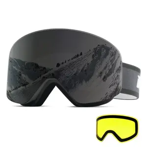 Meeloog Magnetic OTG Ski Goggles | Anti-Fog, UV400 & Quick-Change Lens - Snowboard Glasses for Men Women