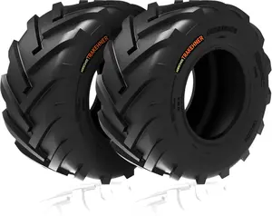 HORSESHOE TRAKEHNER 2 New 18x8.50-8 / 18x8.5-8 6PR SUPER LUG-KING ATV/LAWN/TREACHER/TILLER/TRACTOR TIRES LRC Heavy Duty Color-Sidewall (*2 Years Warranty)