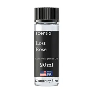 Scentia Lost Rose Aromatherapy Oil for Diffuser – Hotel Scent Inspired by Fairmont – 20 mL – Rose, Oud Wood & Clove Natural Fragrance Oil for Waterless & Cold Air Diffusers, Made in USA