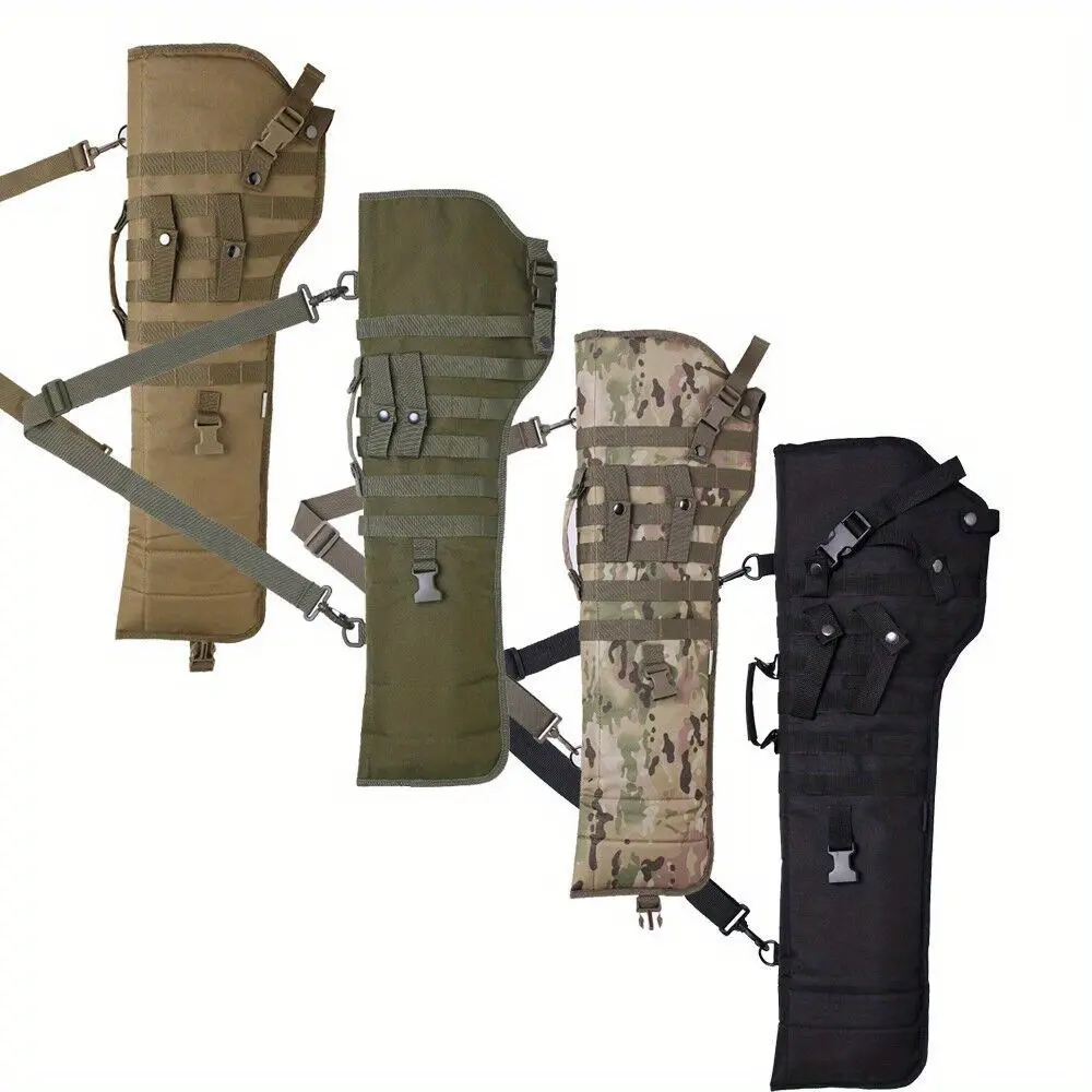 1pc Outdoor Tactical One Shoulder Backpack - Adjustable Shoulder Strap, Multiple Compartments, Durable Fabric for Hunting, Fishing, Hiking, Camping - Portable Sports Gear (Black/Mixed Colors), Secure Zipper Compartments center pin
