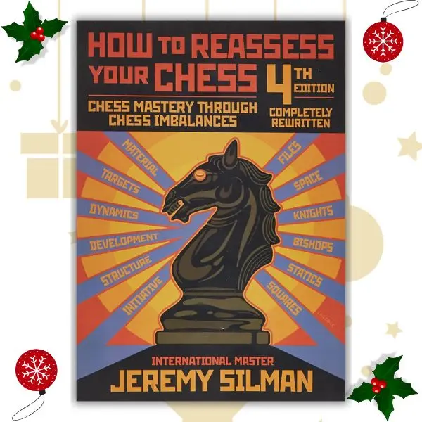 How to Reassess Your Chess: Advanced Players' Improvement Guide, Paperback Book Focuses on Imbalances to Enhance Skills