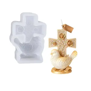 Durable Silicone Pigeon-Shaped Mold for Scented Candle Making