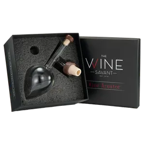 Italian Wine Aerator Decanter, Aerator Pourer, Red & White In Bottle Aerators, Makes Your Wines Taste Better, Italian Design Decanter, Whiskey & Spirits Gifts, 2x5 Inches Areadivino Aerator Clear