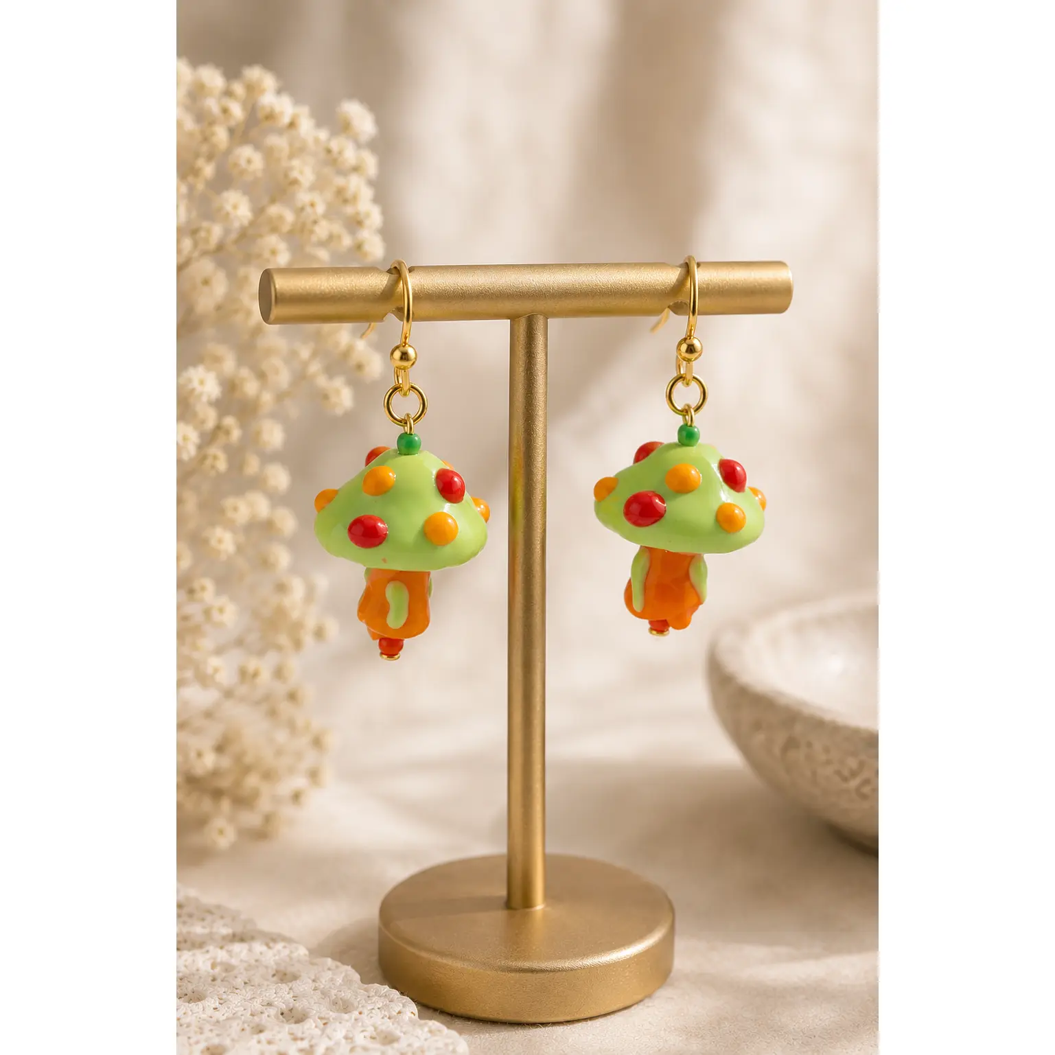Funky Fungi - Multi Earrings