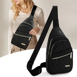 2026 Crossbody Bags,Lightweight Sling Bag, Chest Bag Daypack,anny Pack for Travel Casual Outdoors Hiking Traveling Gifts for Family,Black