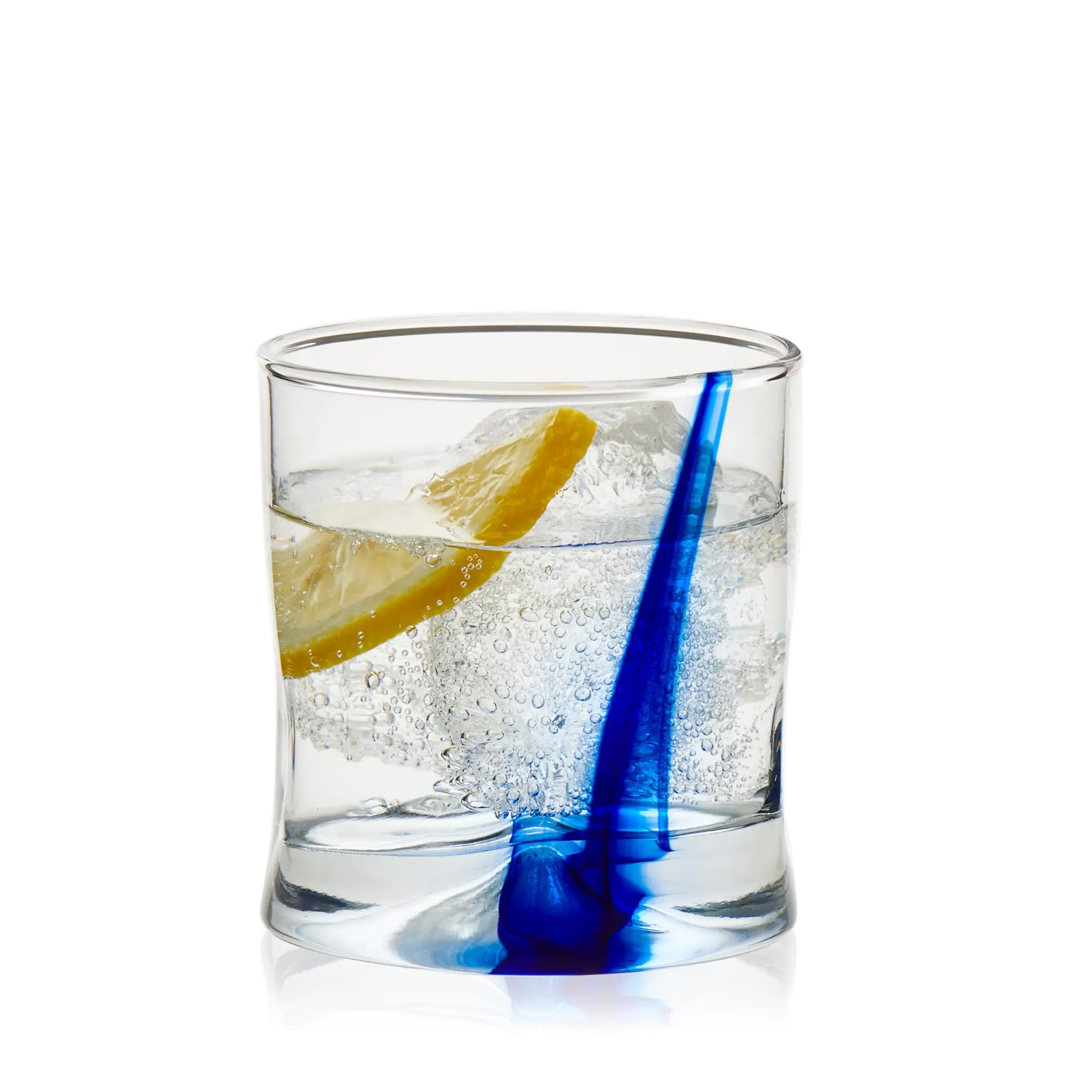 Libbey Blue Ribbon Rock Glasses Set of 8, Artisan Inspired Four-Dimple Shaped Whiskey Glasses Set, Dishwasher Safe Short Drinking Glasses for Families
