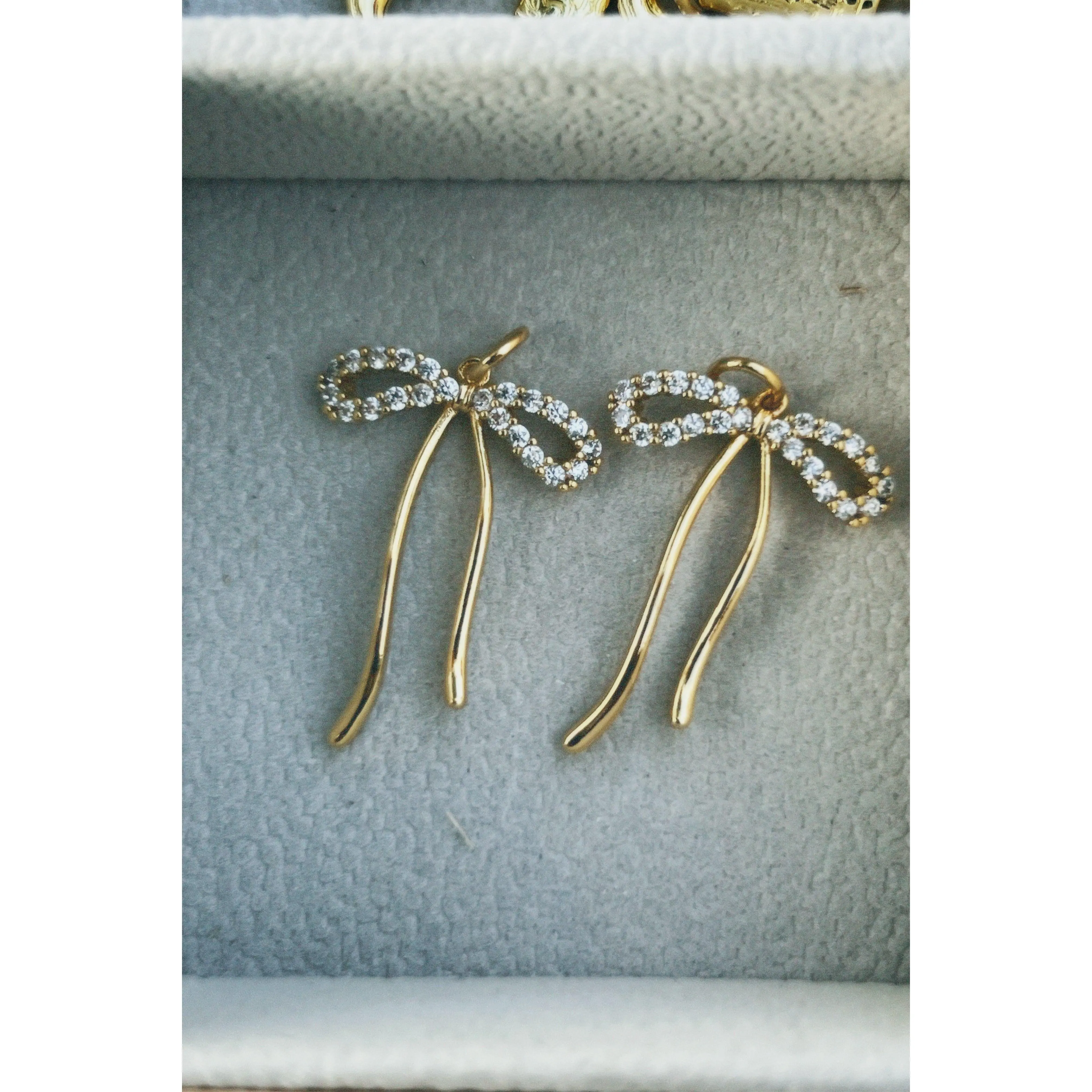 Gem Coquette Bow Charm
