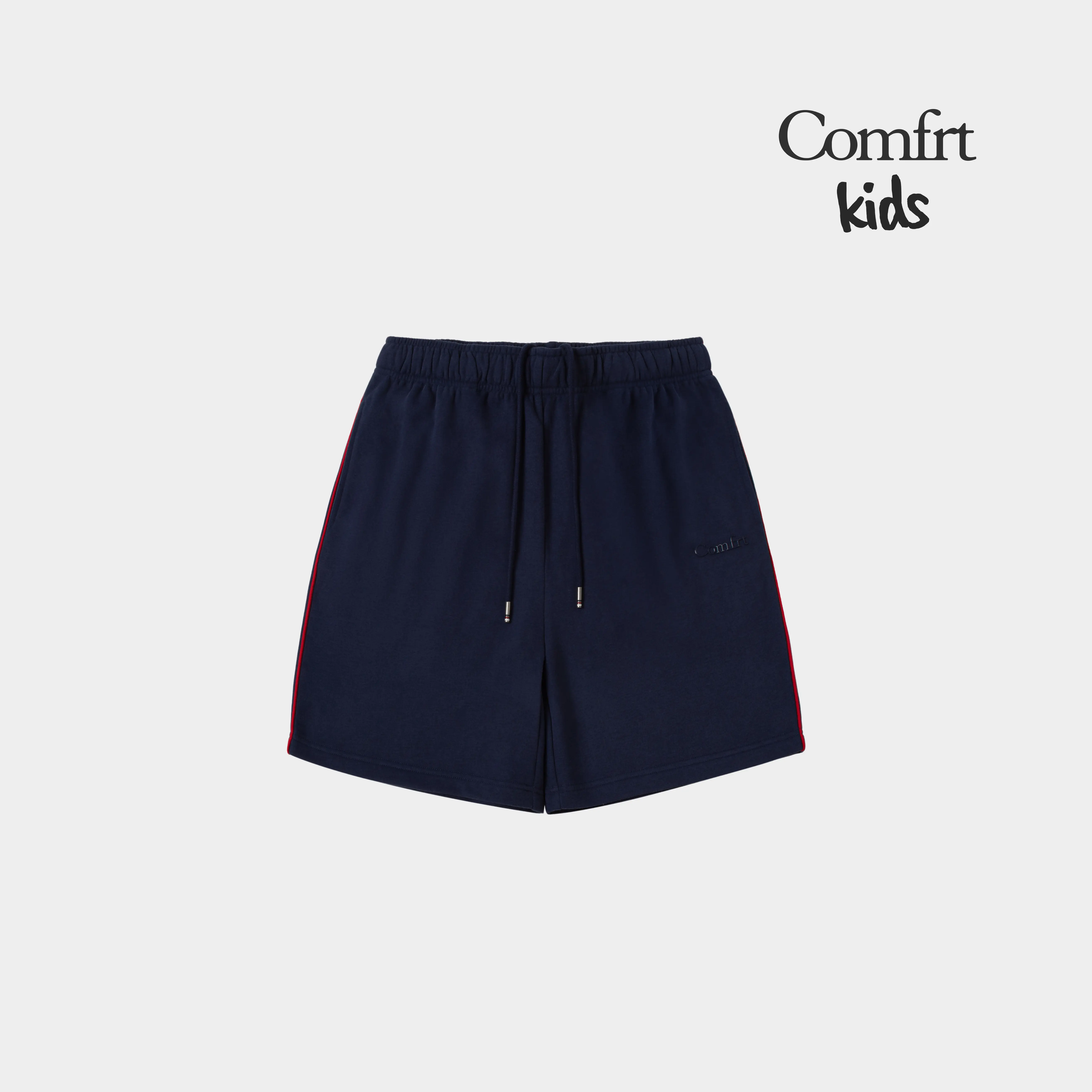 Comfrt | Laid Back Kids Halo Lightweight Short | Sporty Athletic Oversized Kids Summer Fleece Shorts