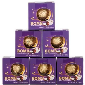 Milk Chocolate Bomb with Marshmallow – Pack of 6