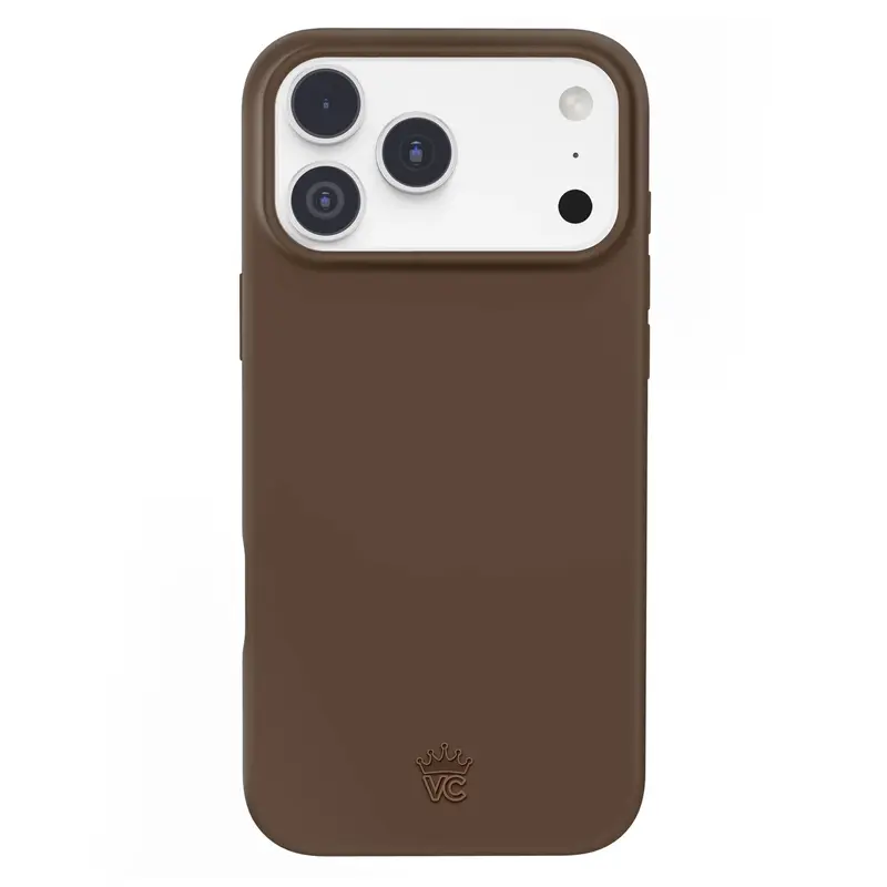 Velvet Caviar Espresso Brown Mobile Phone Casing - Cute Shockproof Drop Protection Smartphone Protector, Cellphone Cover for iPhone 18 Series, 17, 16, 15 & More