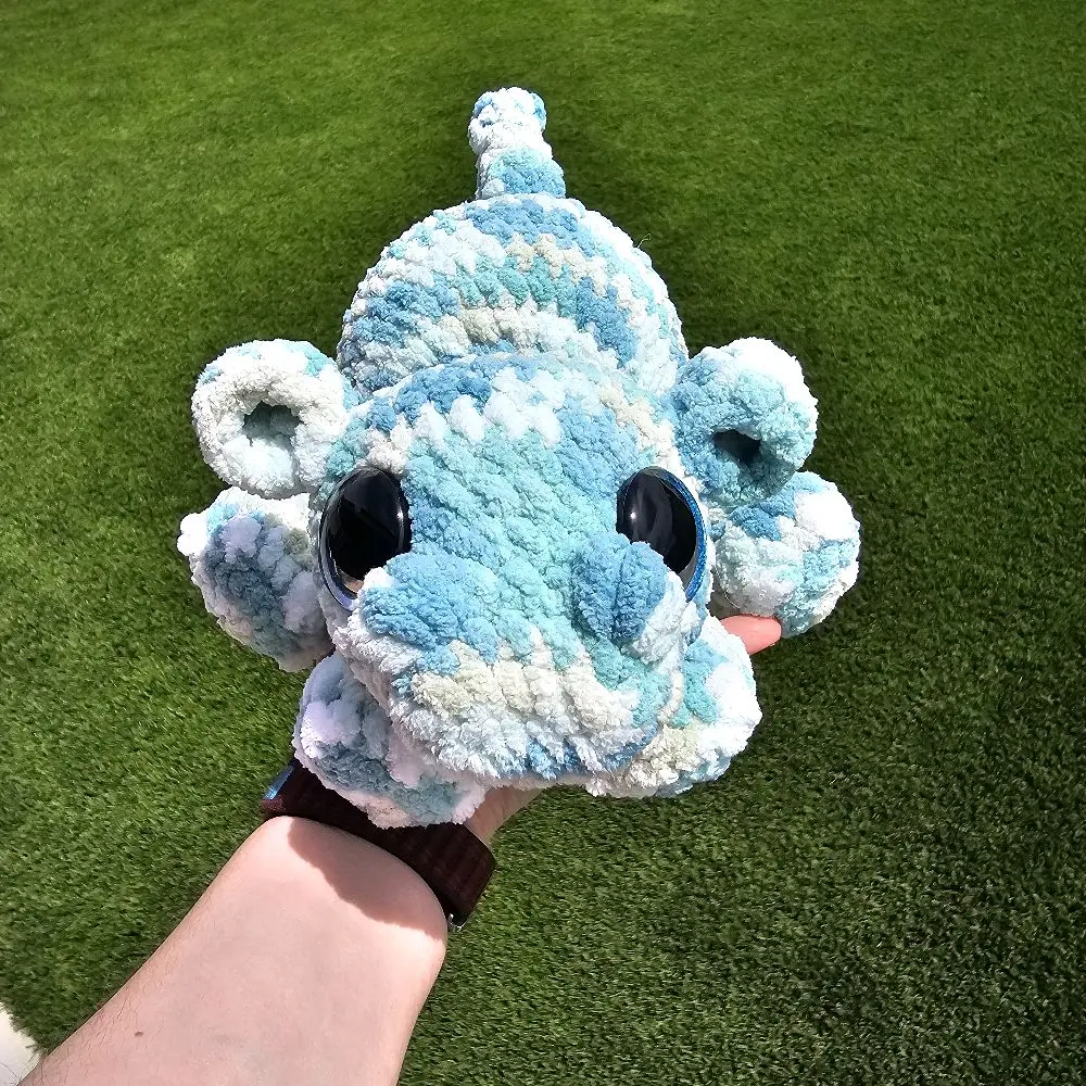 Handmade Crocheted Hippo