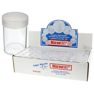 Round Coin Storage Tubes for Large Dollars