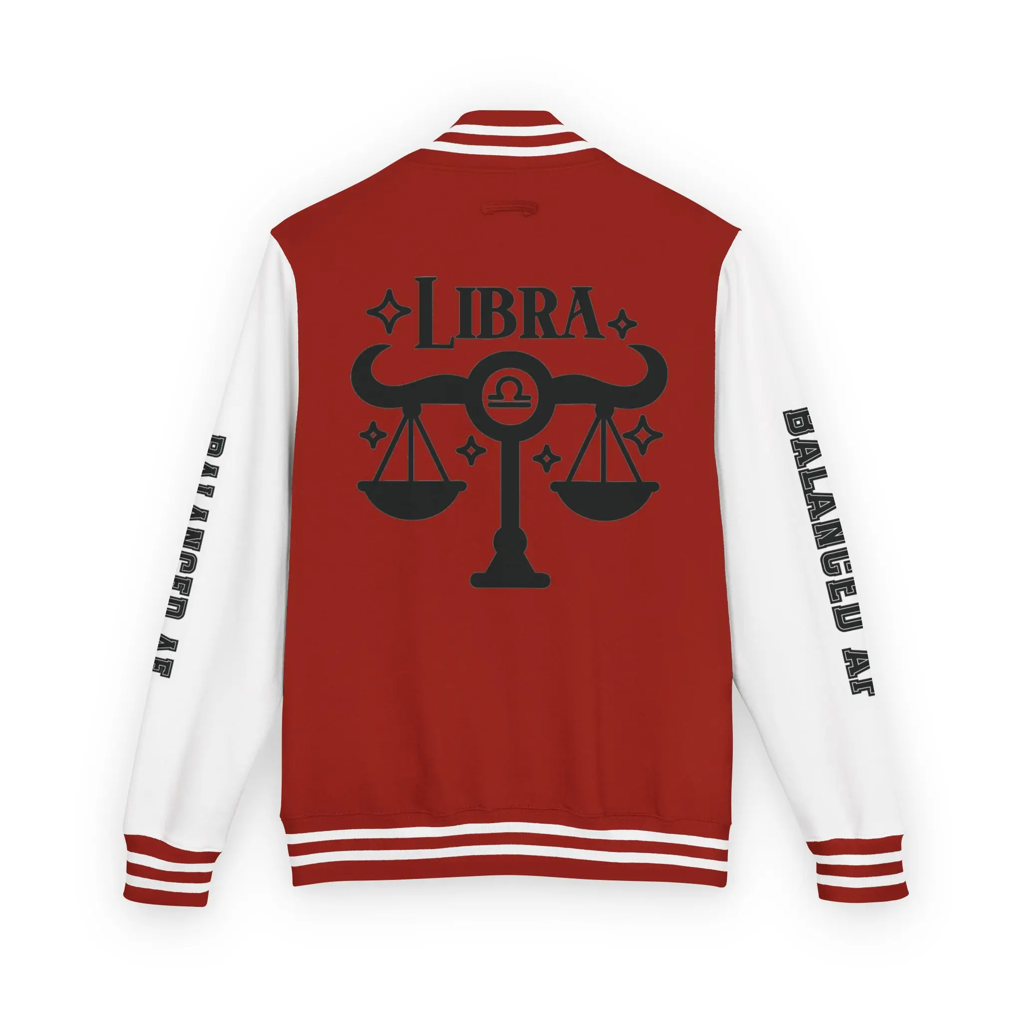 Libra Customized Zodiac Varsity Jackets - Personalized Design for Libra Sign - Classic Varsity Style - Perfect for Various Occasions