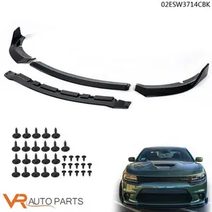 Bumper Lip Spoiler Splitter Body Kit Fit For 2015-2020 Dodge Charger SRT Sedan Truck