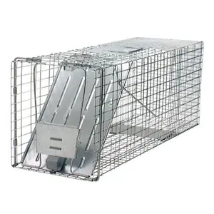 10 in. W x 32 in. L x 12 in. H One Door Groundhog Animal Trap