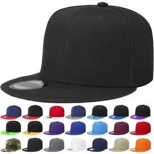 Classic Hat Cap Hip Hop Style Flat Bill Blank Solid Color Adjustable Size Baseball Accessories c cap western snapback hats