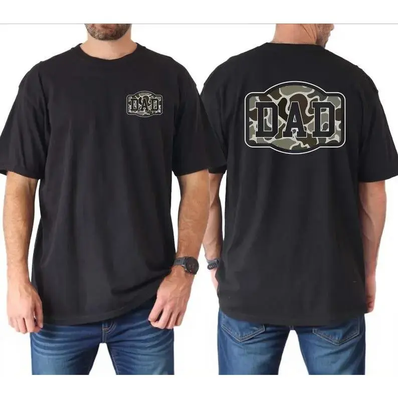 Colors Camouflage Dad Shirt, Retro Dad T-shirt, Dad Tee, Gift For Dad, Varsity Dad Shirt, Duck Camo Fathers TShirt, Fathers Day Gift