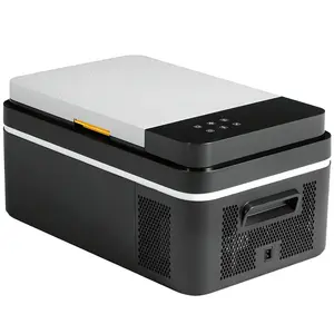 Portable Car Refrigerator, 12V/24V DC & 100-240V AC Powered Freezer for Car & Home, Fast Cooling to -4°F, Dual Zone Compact Fridge for Camping, Road Trips, Trucks & Outdoor Adventures