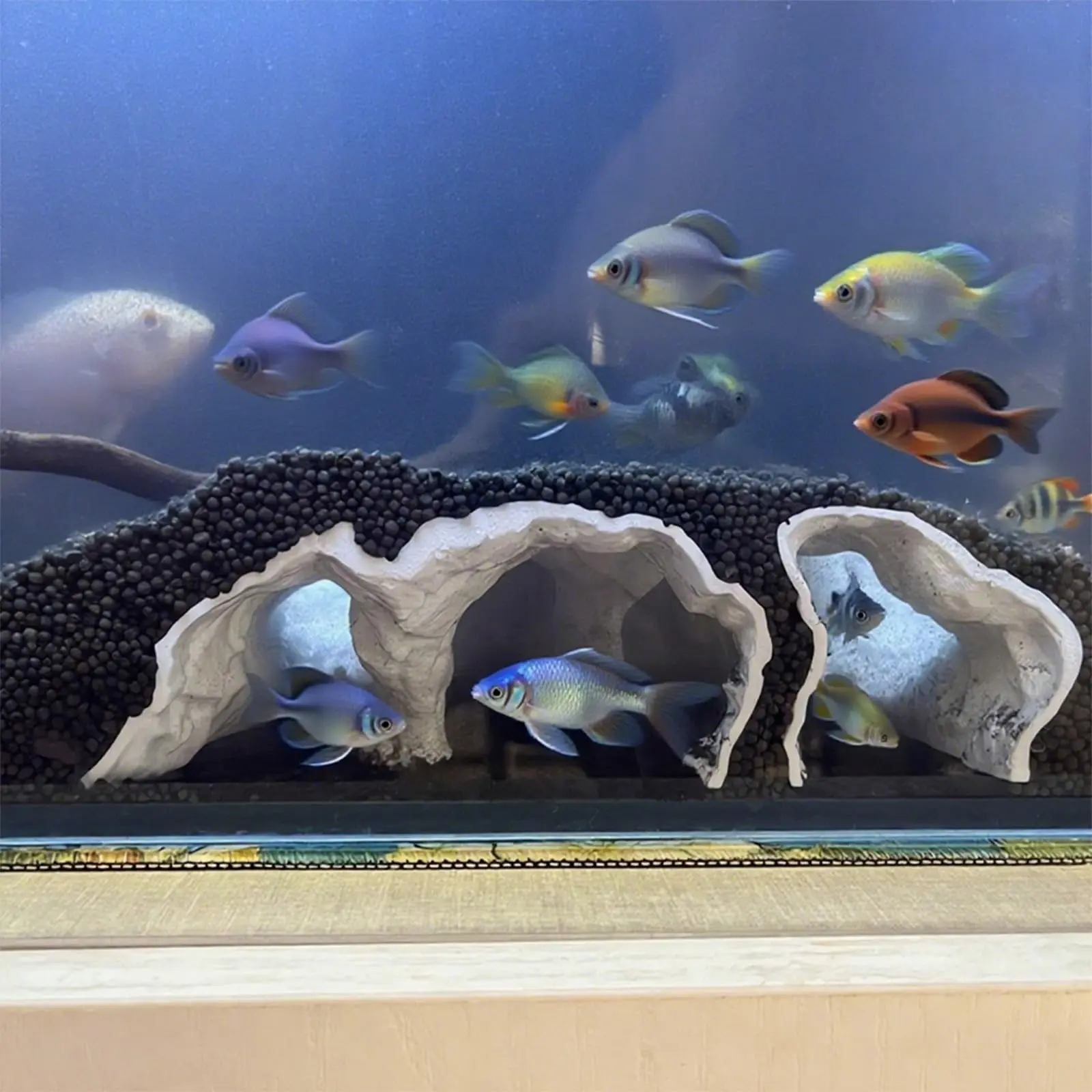 Aquarium Realistic Cave Landscape Hideaway, Natural 3D Printed Fish Tank Decor, Fish Shrimp Hiding Breeding House, Aquarium Ornament - TikTok Shop Aquarium Realistic Cave Landscape Hideaway, Natural 3D Printed Fish Tank Decor, Fish Shrimp Hiding Breeding House, Aquarium Ornament - TikTok Shop