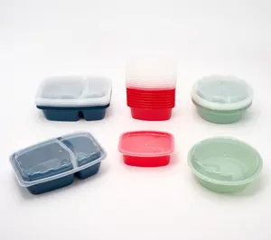 CUBE 20-Pc Reusable Meal Prep & Leftover Food Containers