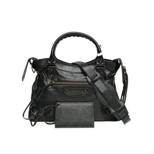 Pre-owned Balenciaga CLASSIC CITY Motorbike Bag, Small Size 30